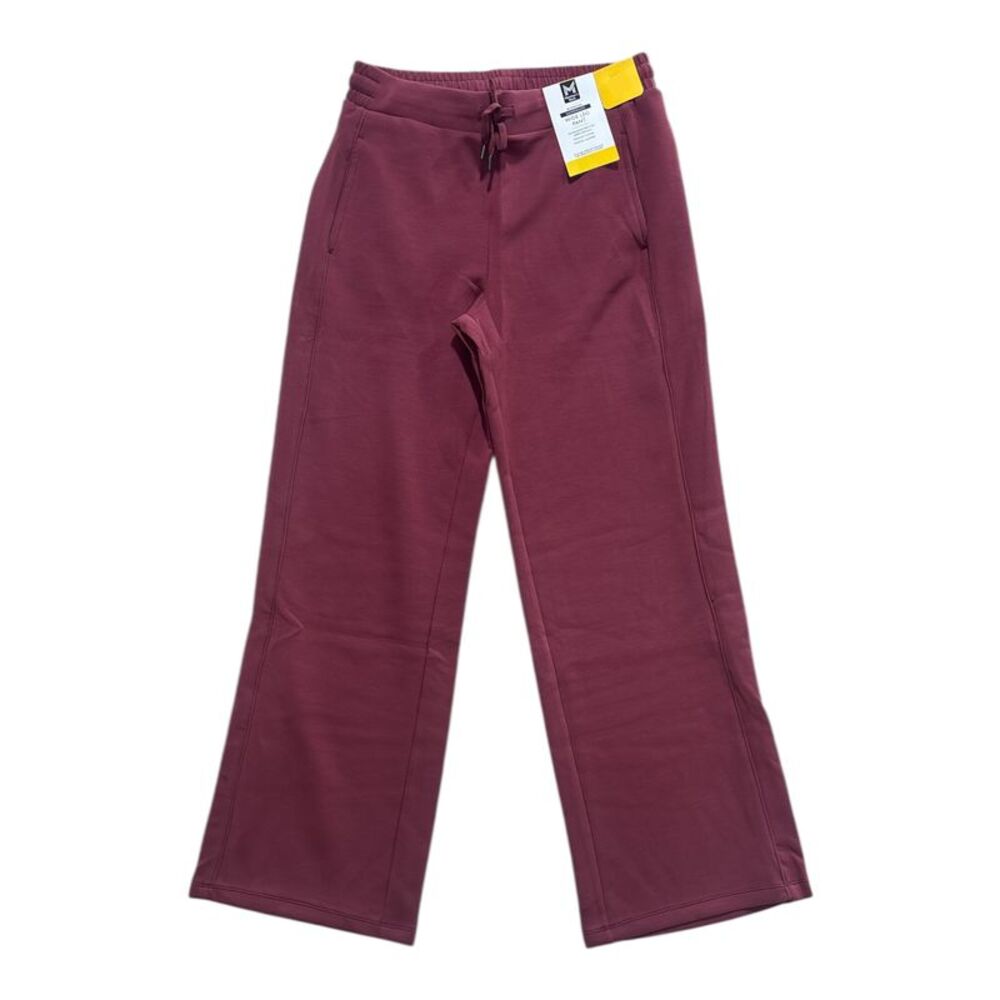 Member's Mark Women's Soft Elastic Waist Sandwash Wide Leg Pant w/ Pockets - Red
